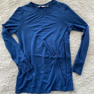 Women’s S ATHLETA Blue Long Sleeve Shirt Wrap